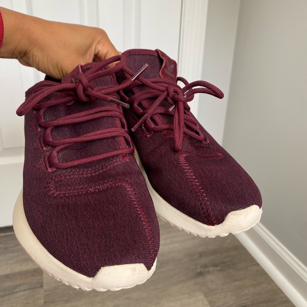 Adidas Burgundy Athletic Shoes - Picture 13 of 17